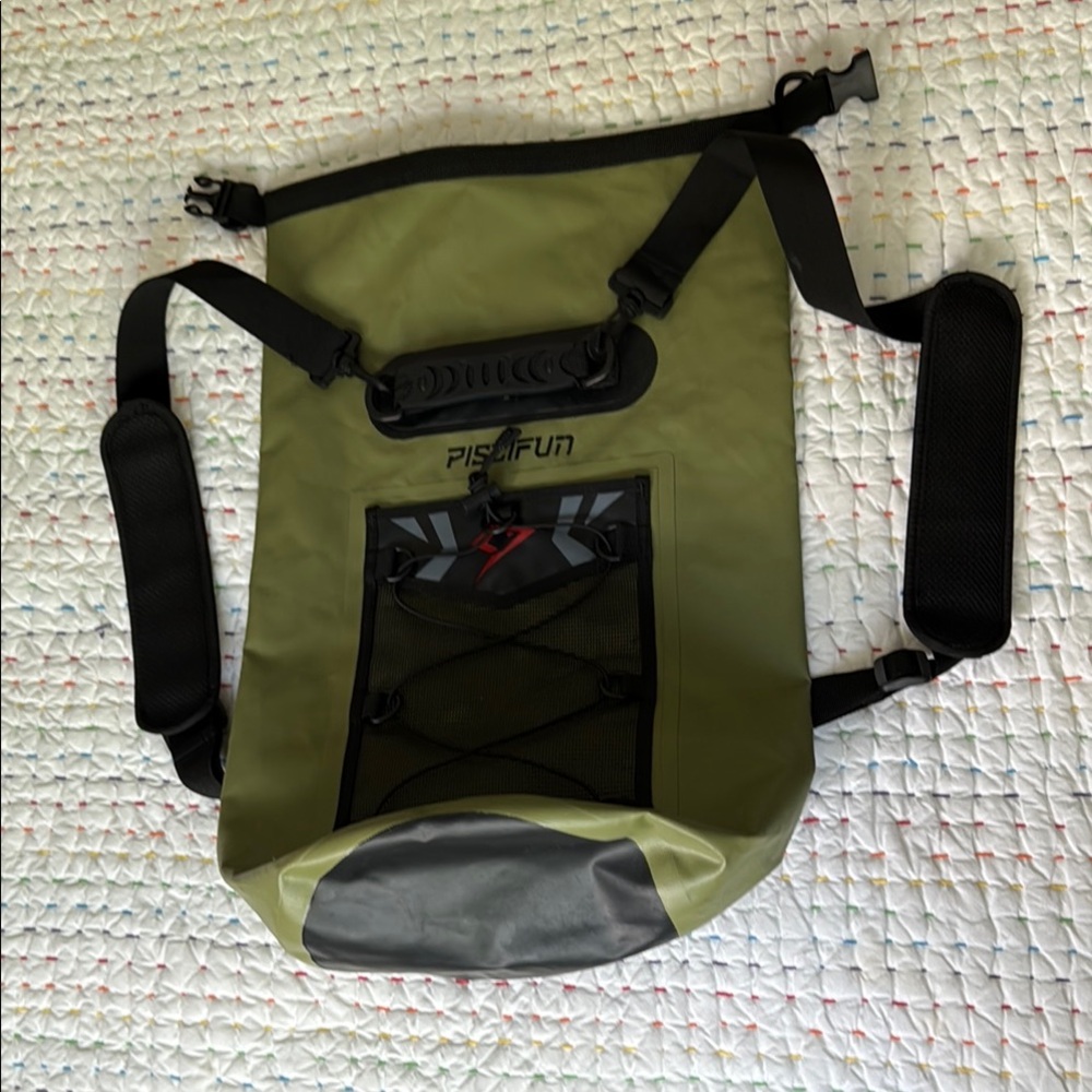 Olive Green Waterproof Backpack